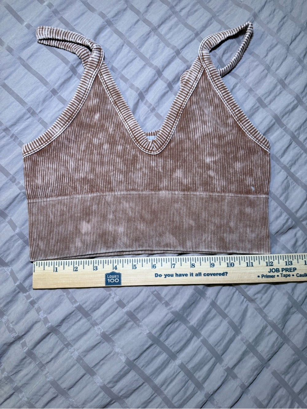 Zenana Ribbed V-Neck bralette - Picture 8 of 9
